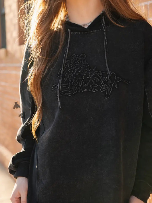 Midnight Denim Hoodie