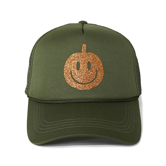 Pumpkin Cap in Olive