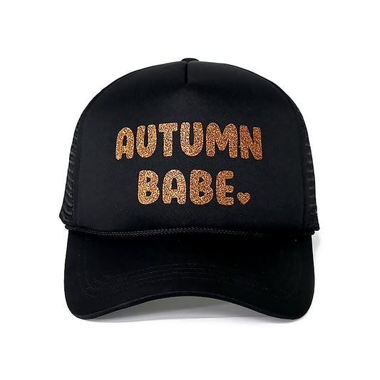 Autumn Babe Cap in Black