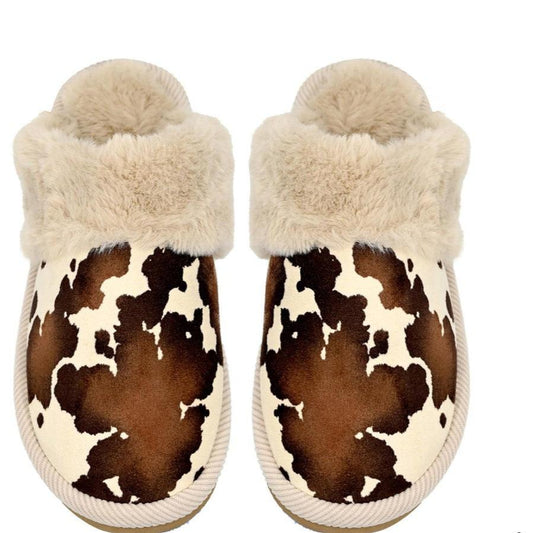 C.C Cow Slippers