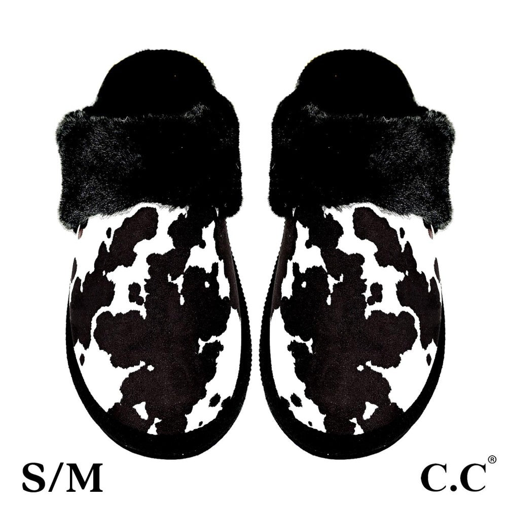 C.C Cow Slippers