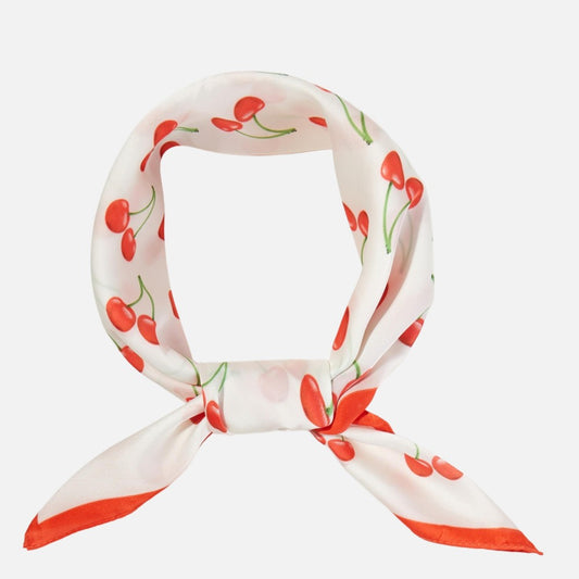 Cherry Print Bandana Scarf