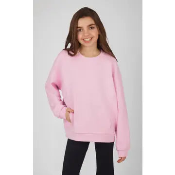 Youth Suba Cloud Pullover in Pink