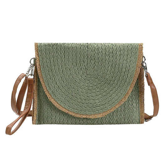 Thea Clutch in Sage