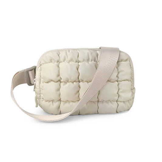 Quilted Puffer Chest Bag
