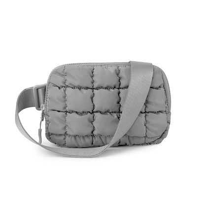 Quilted Puffer Chest Bag