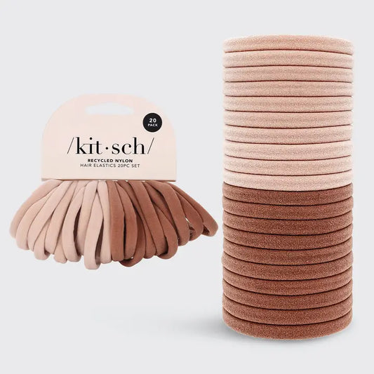 Kit-sch Seamless Elastic Hair Ties in Blush