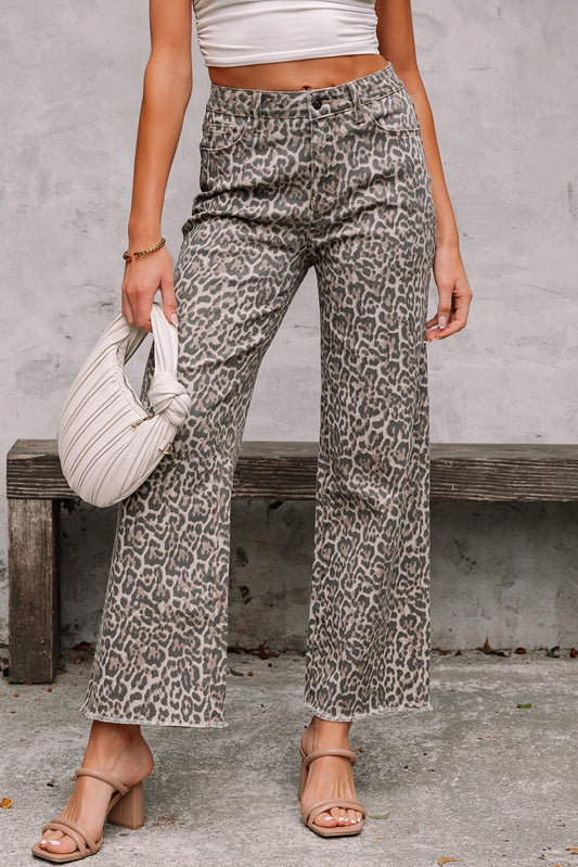 Leona Leopard Denim