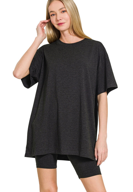 Abbi Oversized Matching Set in Black