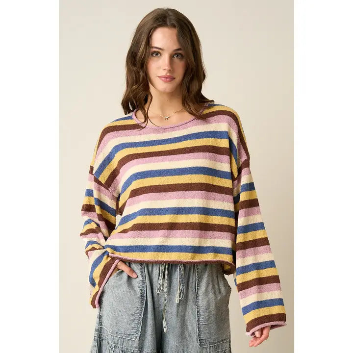 Ansley Striped Top - Multi