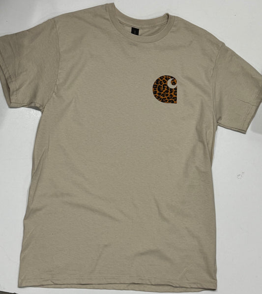 Cheetah Print Carhartt in Tan Final Sale