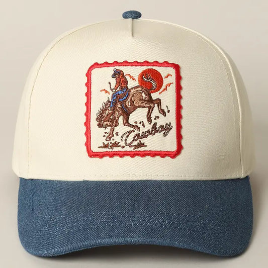 Cowboy Patch Trucker Hat