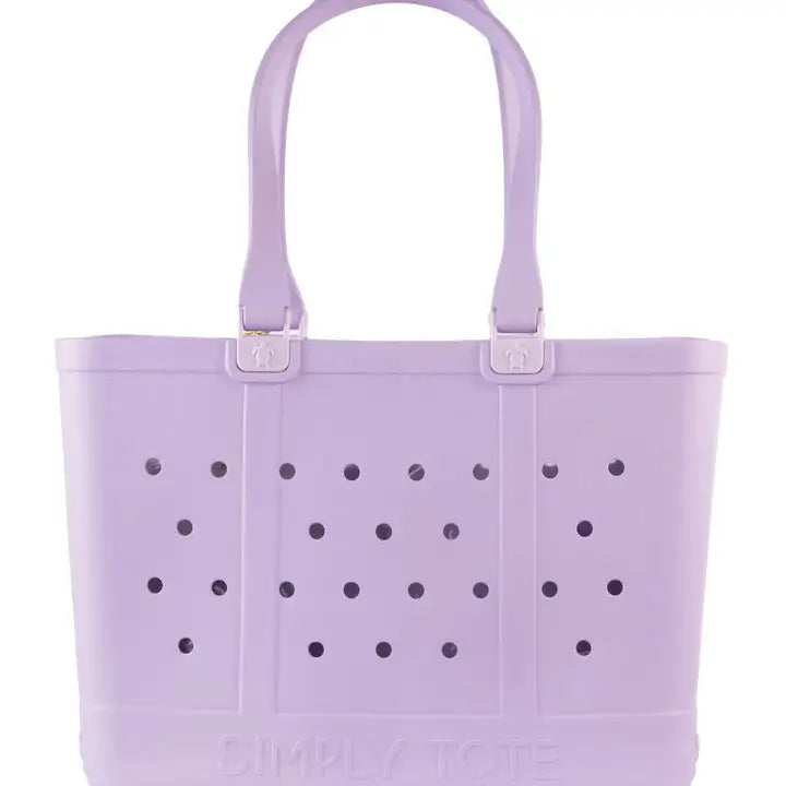 Simply Southern Large Bogg Style Bag in Lilac