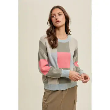 Quincy Checkered Sweater