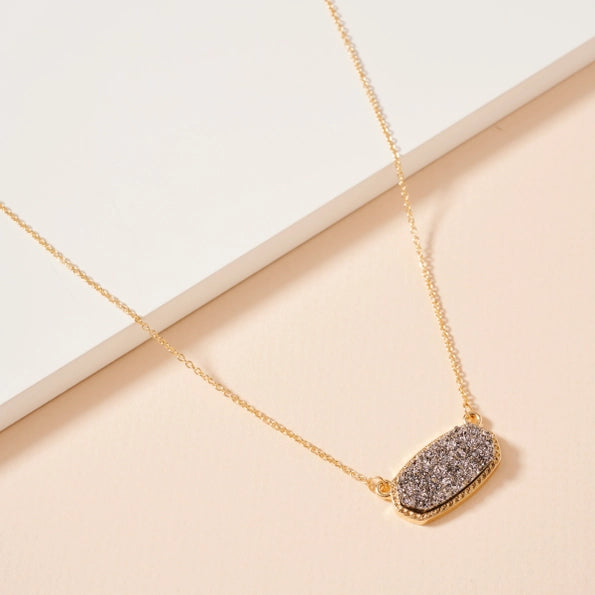 Kenzie Druzy Necklace - GDHE