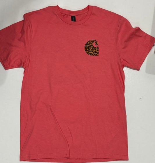 Cheetah Print Carhartt in Salmon Final Sale