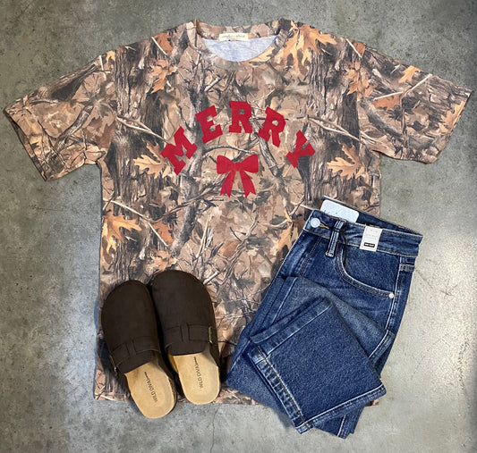 Merry Camo Tee FINAL SALE