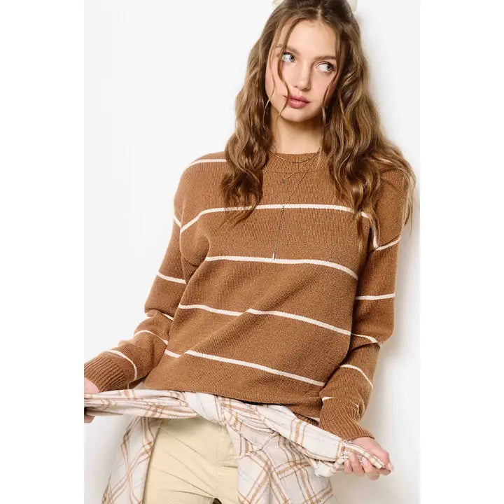 La Meil Essentials Striped Sweater in Gucci