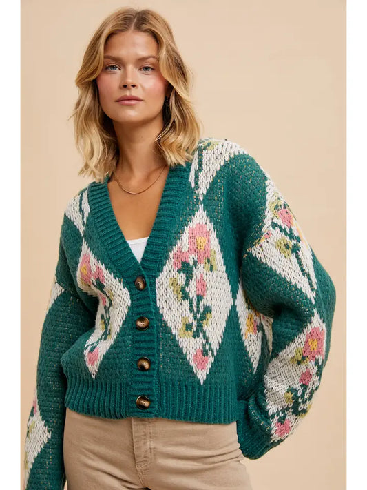 Fern Chunky Knit Cardigan