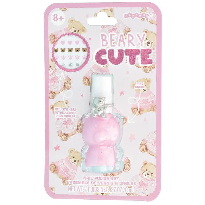 Beary Cute Nail & Ring Set