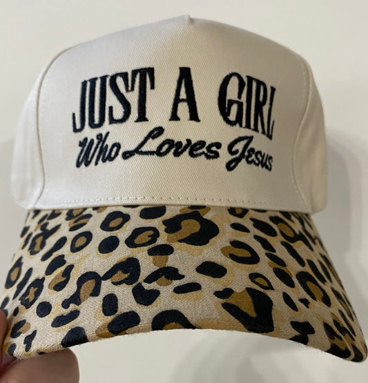 Just A Girl Hat in Cheetah
