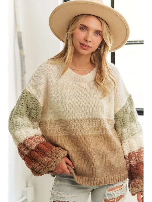 Fall Chunky Knit Sweater