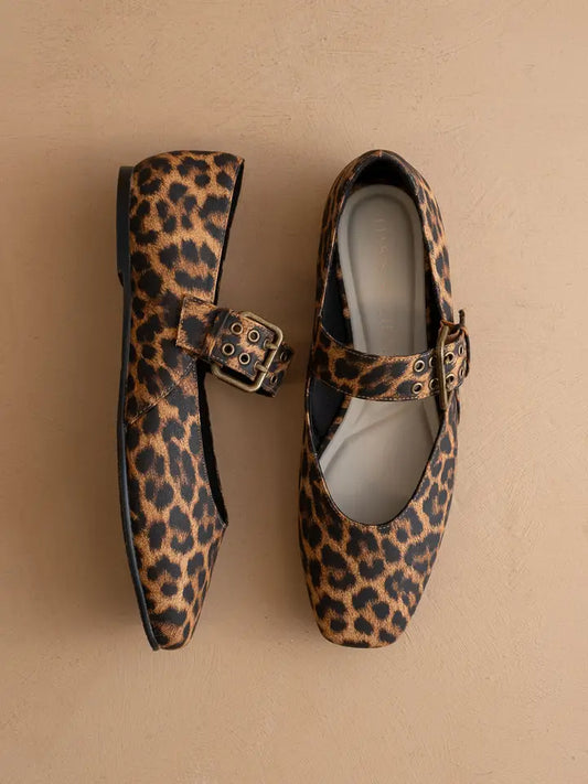 The Soho Ballet Flat in Leopard