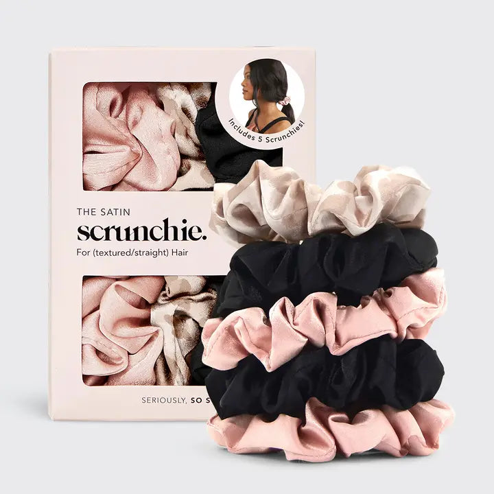 Kit-Sch Satin Sleeve Scrunchies