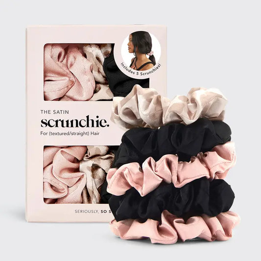Kit-Sch Satin Sleeve Scrunchies