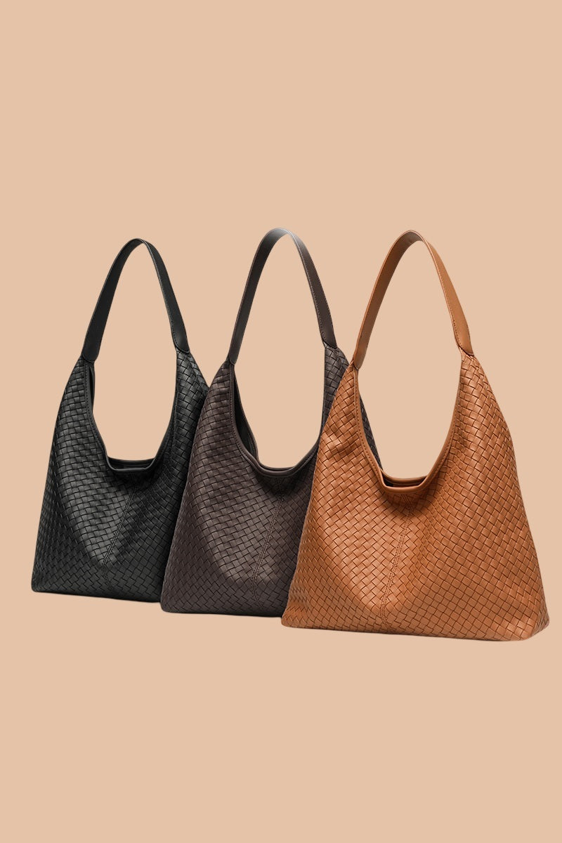 The Kimmie Woven Shoulder Bag