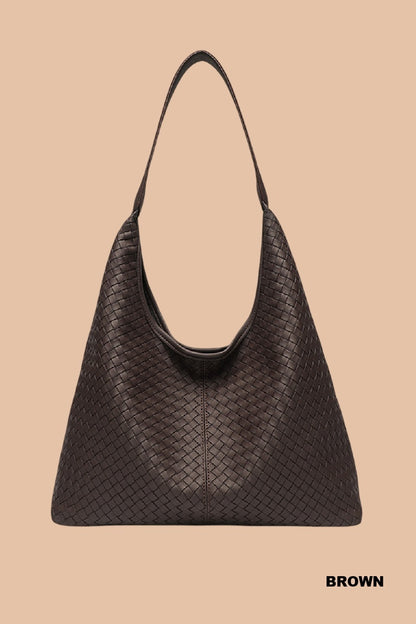 The Kimmie Woven Shoulder Bag