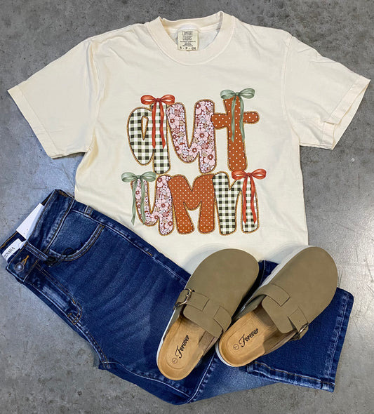 Autumn Gingham Tee