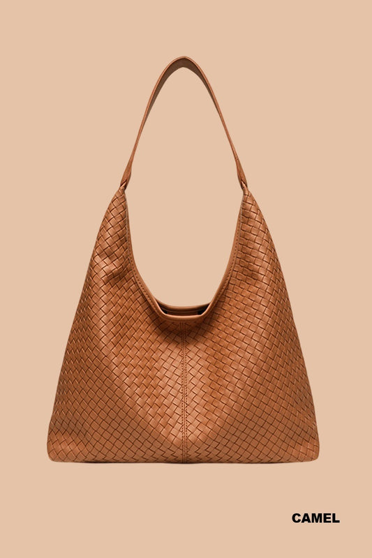 The Kimmie Woven Shoulder Bag