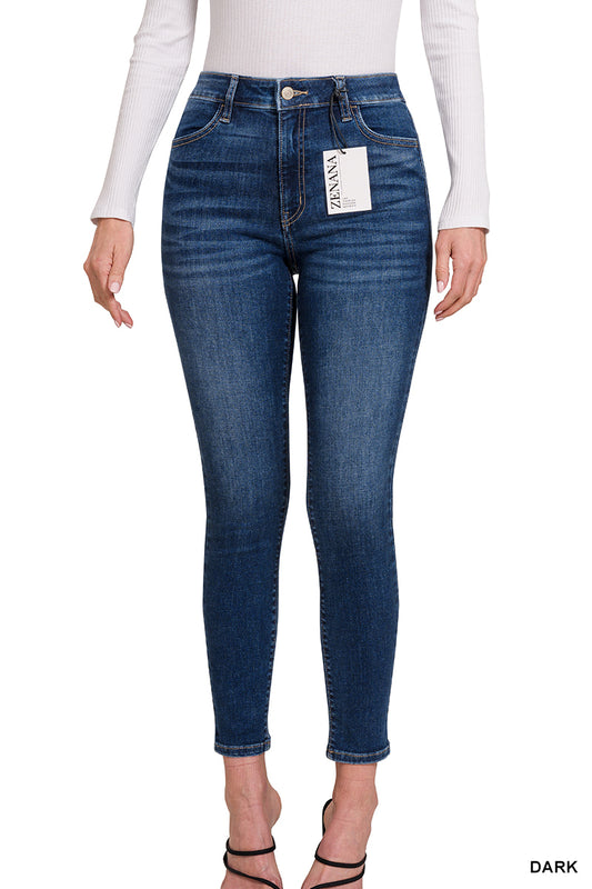 Evelyn Dark Wash Skinny Jeans