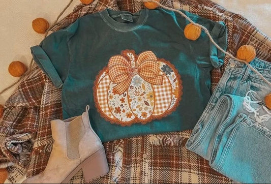 Floral Pumpkin Graphic Tee