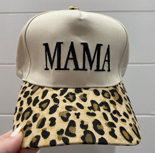 Mama Hat in Cheetah Print