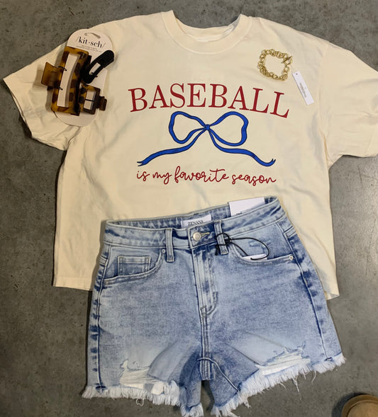 Baseball Is My Favorite Season Tee