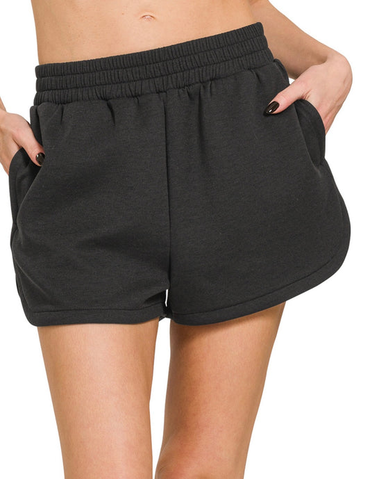 Scuba Dolphin Shorts in Black