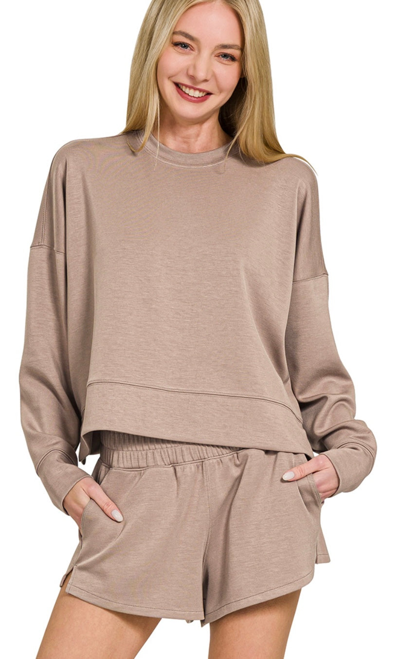 Mari Long Sleeve Short Sets
