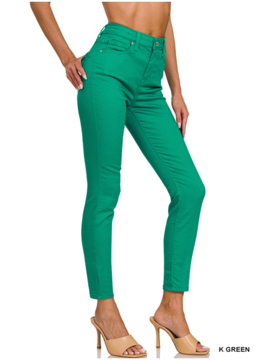 Everyday Colored Pant in Kelly Green