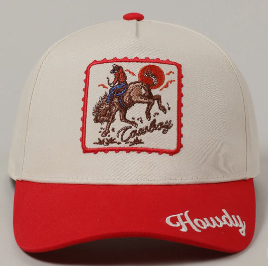 Red Rodeo Trucker Hat