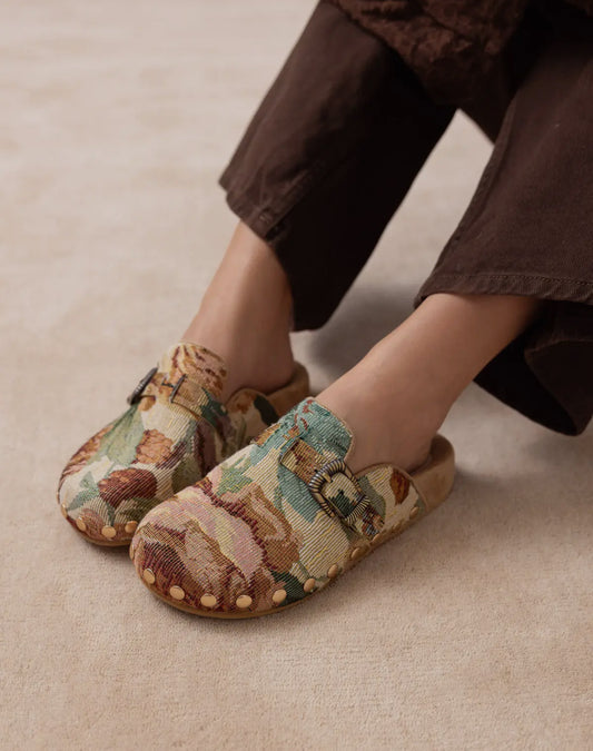 The Toni Clog in Fall Floral