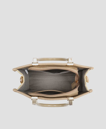 Kaya Rattan Satchel w/ Dual Handles