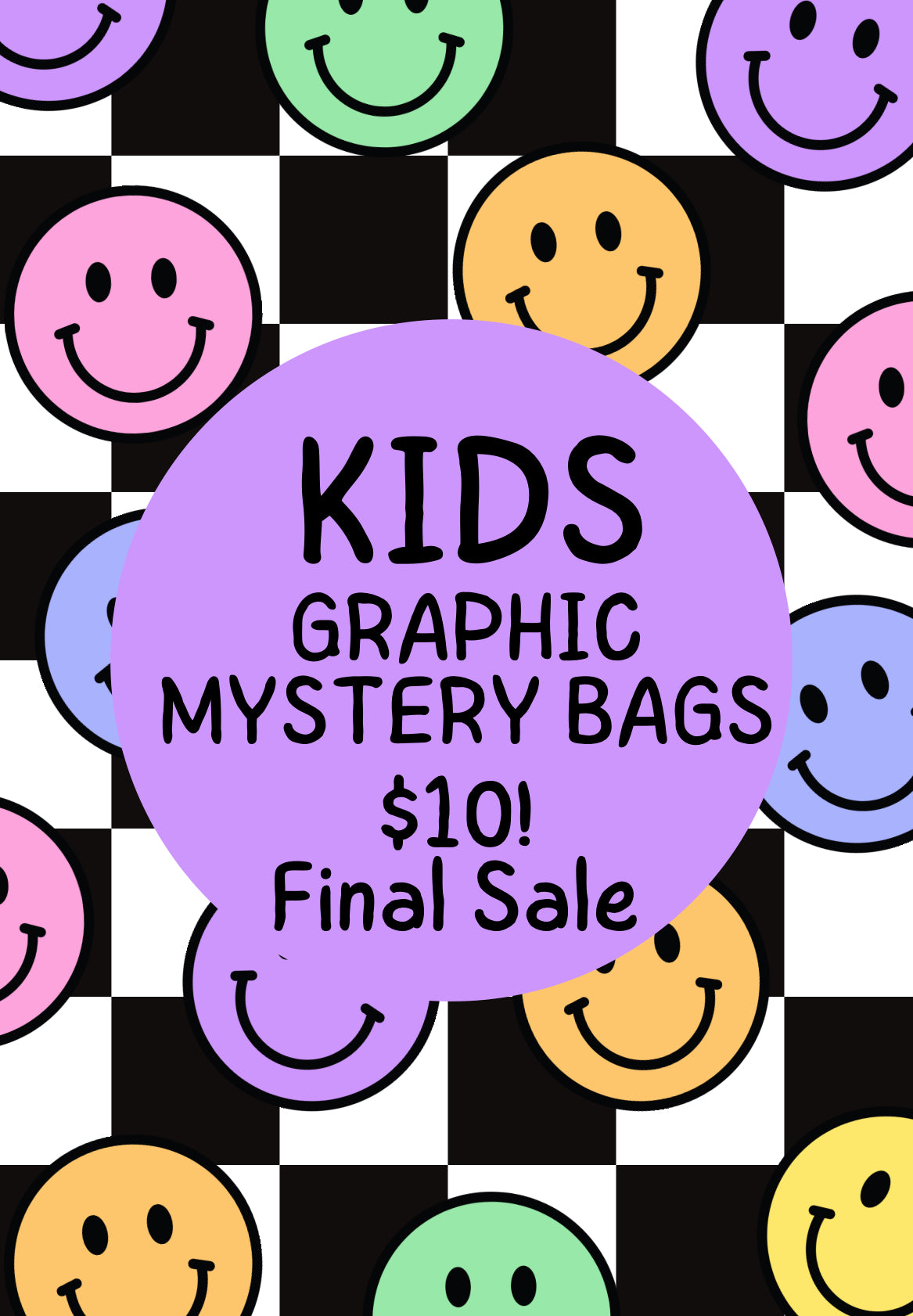 Kids Mystery Graphic Bags