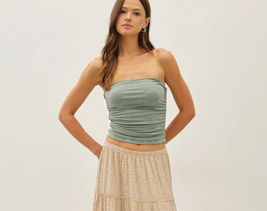 Piper Tube Top in Sage