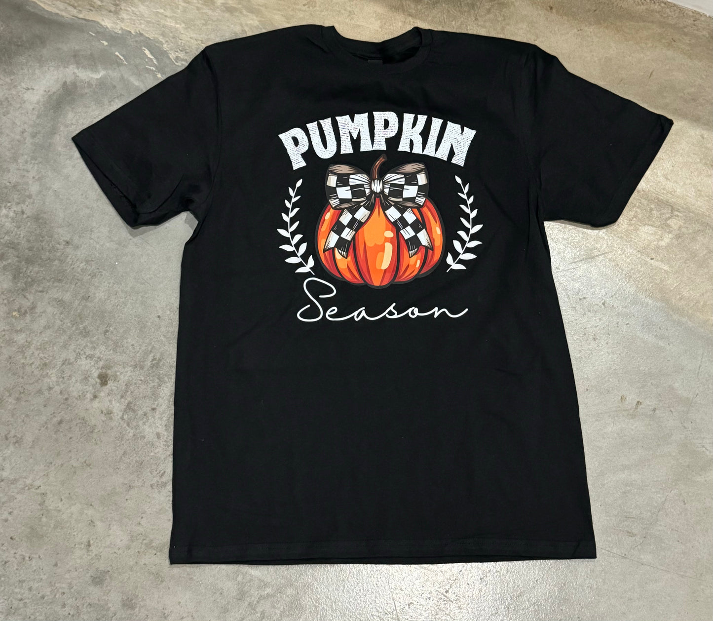 Checkered Pumpkin Tee