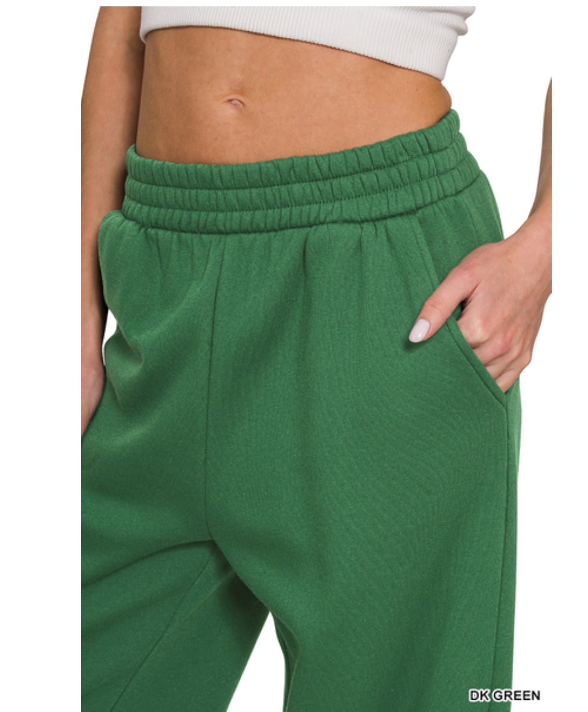 Scuba Pants in Dark Green