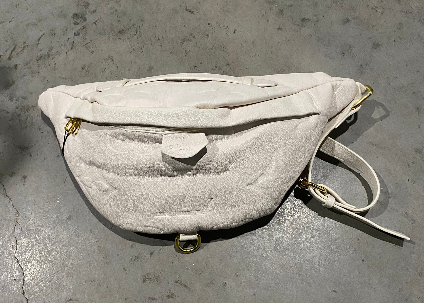 LV Designer 1:1 Chest Bag in Ivory