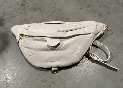 LV Designer 1:1 Chest Bag in Ivory