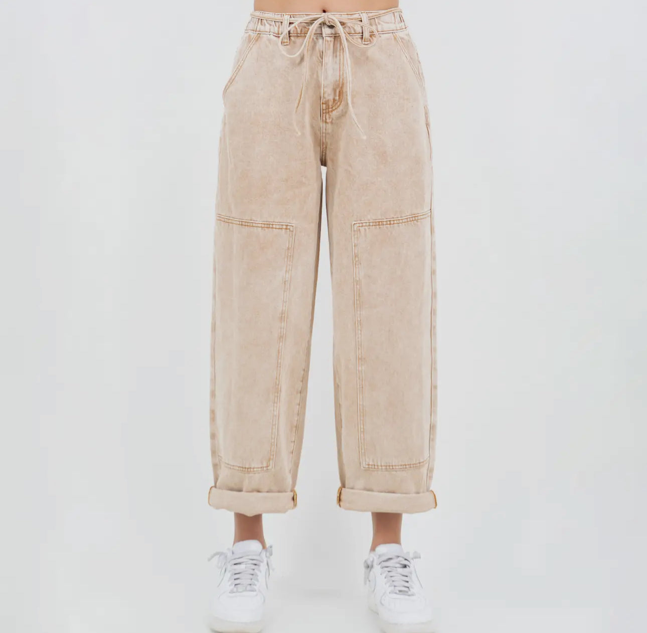 Erin Tan Barrel Jeans